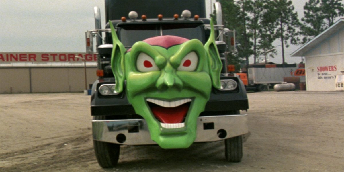 Camión con cara de duende verde |  Los 10 villanos de películas más aterradores de Stephen King |  Zestradar
