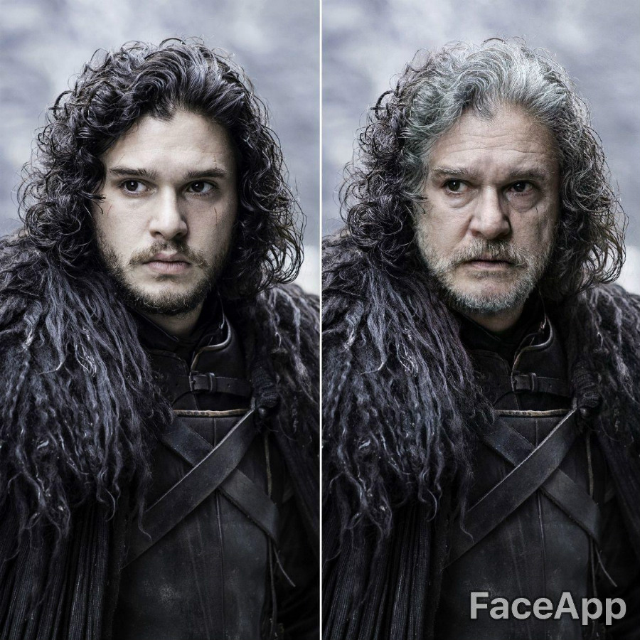 Jon Nieve |:  Se acepta FaceApp Old Face Challenge |  Zest Radar: