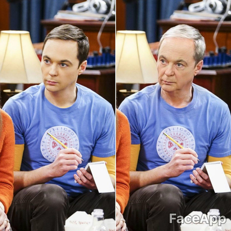 Sheldon Cooper |:  Se acepta FaceApp Old Face Challenge |  Zest Radar: