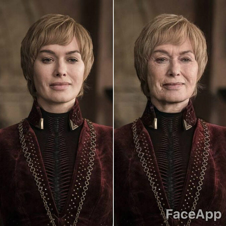 Cersei Lannister |:  Se acepta FaceApp Old Face Challenge |  Zest Radar: