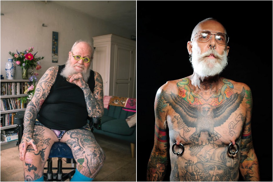 #9 |  Personas mayores tatuadas rudas que lucen Rad AF |  Zestradar