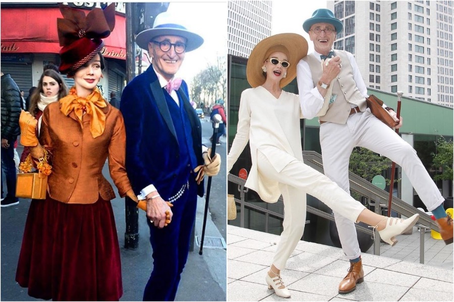 #3 |  Una pareja de ancianos alemanes cuyo estilo de moda es puro fuego.  Zestradar