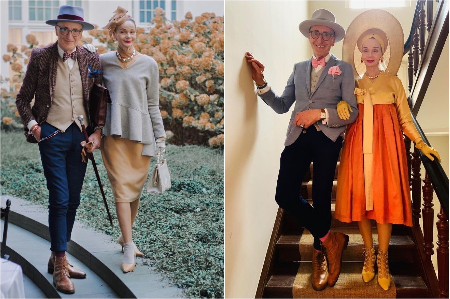 #6 |  Una pareja de ancianos alemanes cuyo estilo de moda es puro fuego.  Zestradar