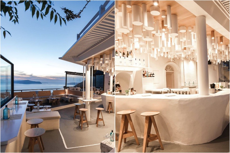 Tango Bar, Santorini |:  Los 8 cafés más bonitos de Grecia  Zestradar