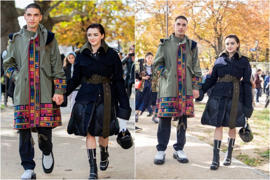 #10 |  Maisie Williams y el outfit a juego de su novio  Zestradar