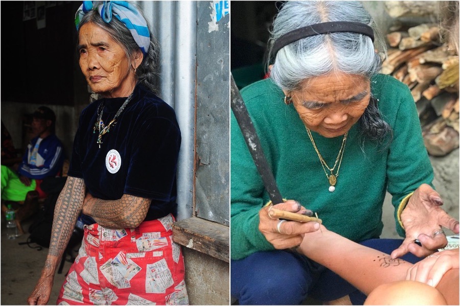 #3 |  Una mujer de 103 años es la tatuadora tradicional más antigua de Filipinas  Zestradar