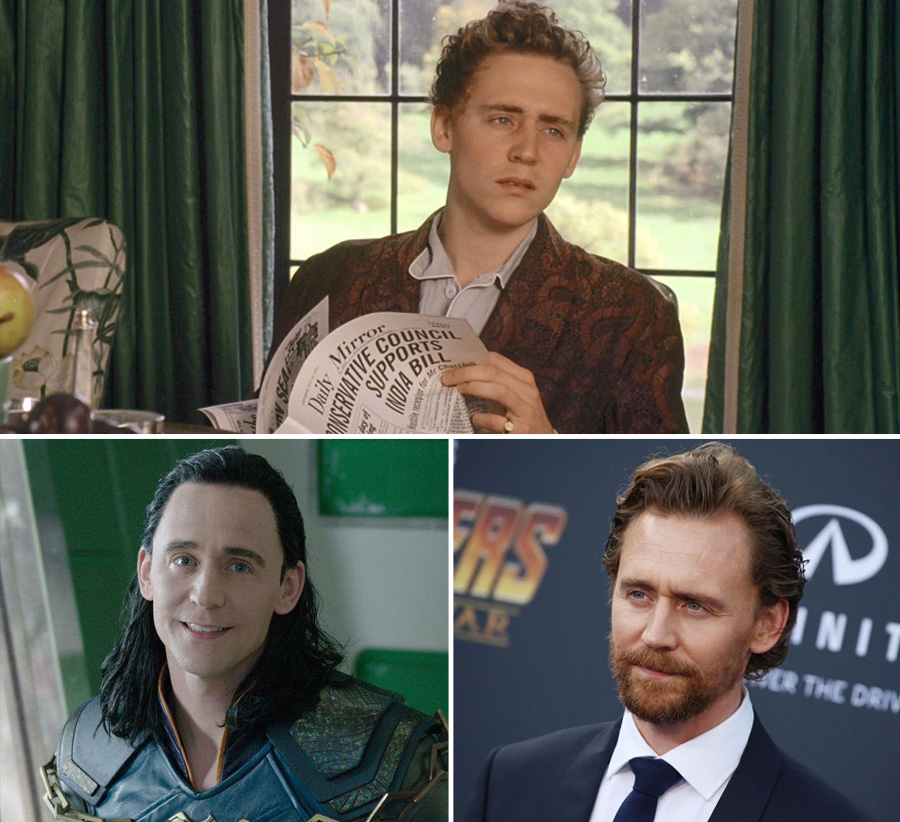 Tom Hiddleston |:  Cómo se veían nuestros villanos favoritos cuando eran jóvenes |  Zestradar