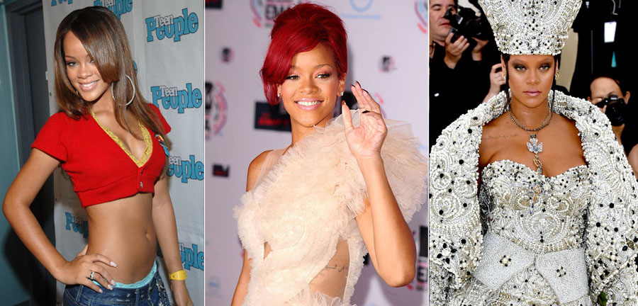 Rihanna |:  Cómo cambiaron 9 cantantes icónicos en las últimas décadas ZestRadar