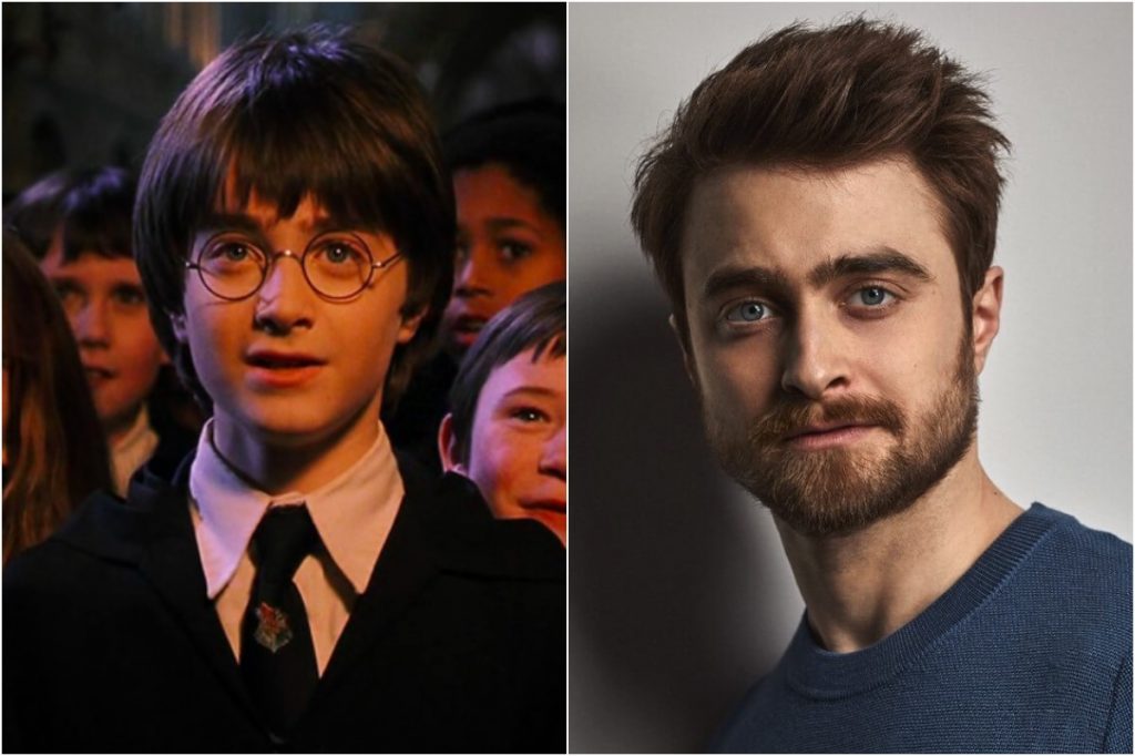 Daniel Radcliffe como Harry Potter  El elenco de Harry Potter.  entonces y ahora |  Zestradar