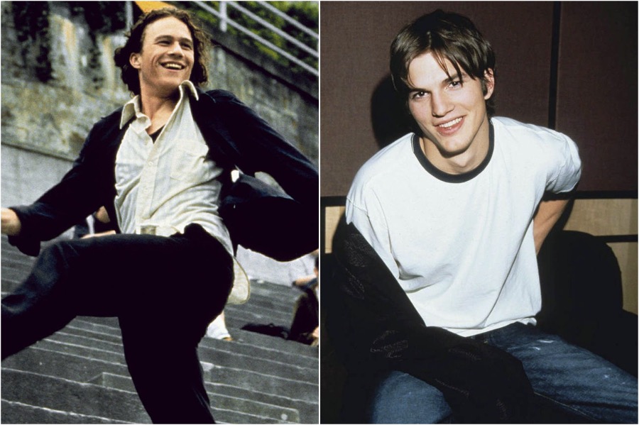 10 cosas que odio de ti Heath Ledge - Ashton Kutcher |  No vas a creer los famosos actores que han transformado  Zestradar