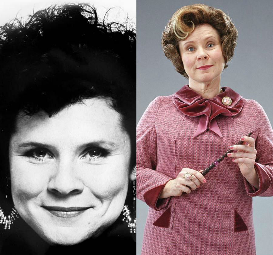 Imelda Staunton/Dolores Umbridge |:  Actores mayores de Harry Potter en sus fotos mucho más jóvenes  Zest Radar: