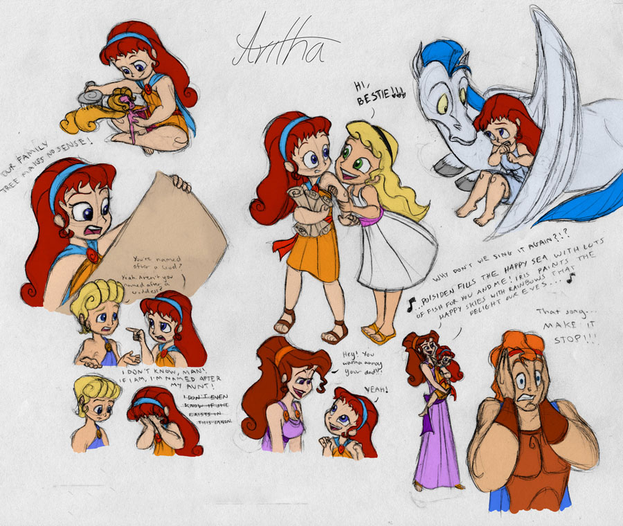 Hebe (Hércules) |:  8 personajes que fueron eliminados de las películas de Disney |  Zest Radar: