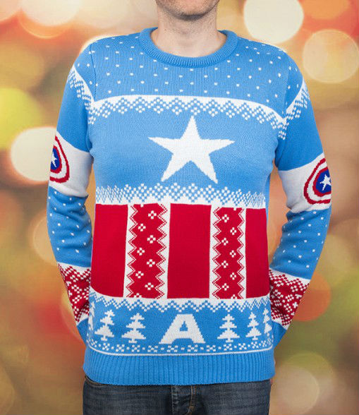 geeky-gly-christmas-sweaters-4-marvel-capitan-america