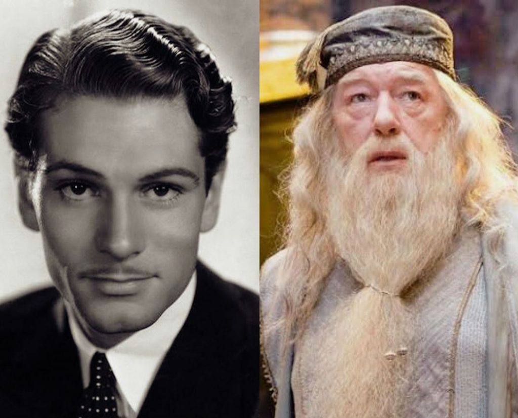 Michael Gambon/Albus Dumbledore |:  Actores mayores de Harry Potter en sus fotos mucho más jóvenes  Zest Radar: