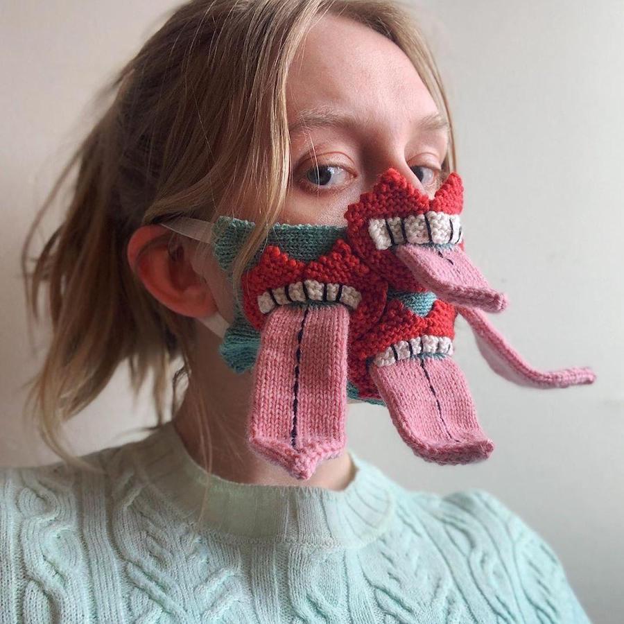 #6 |  Máscaras tejidas únicas por un artista de Islandia  Zestradar