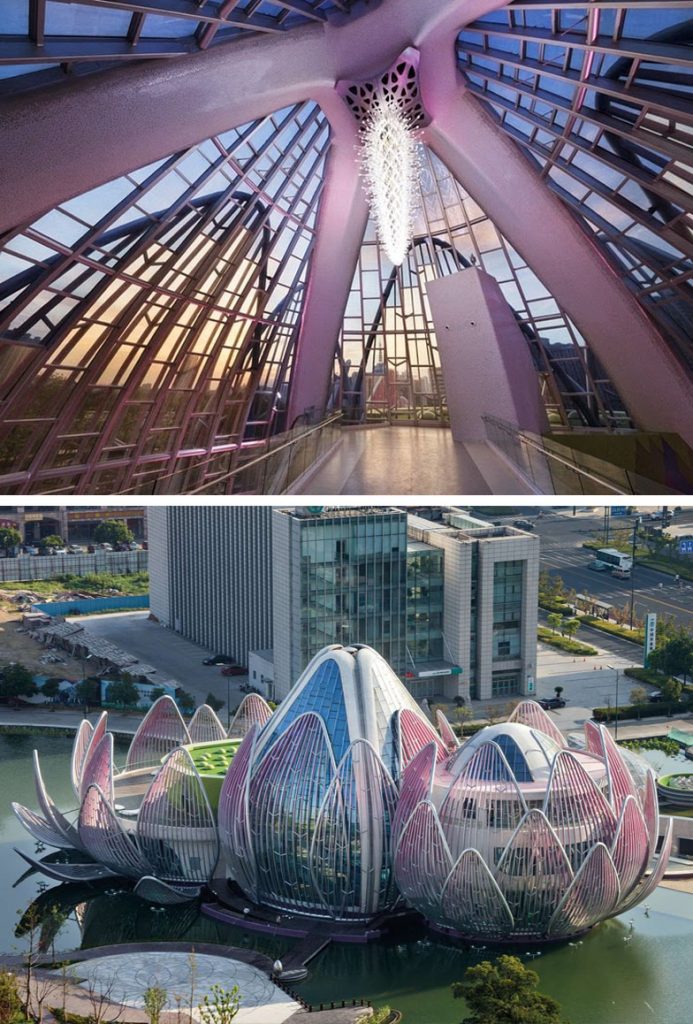 El edificio Lotus (Wujin, China) |:  8 edificios increíbles que parecen sacados de un universo paralelo  Zestradar