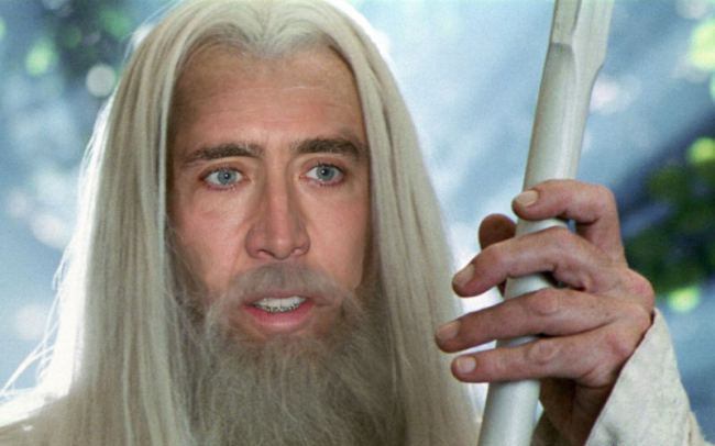 Nicolás Cage Gandalf