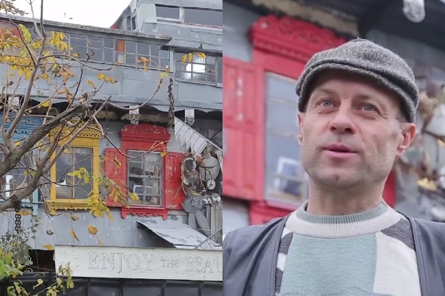 Casa de basura |  Las pinturas de este artista están fuera de este mundo.  bayas de cerebro