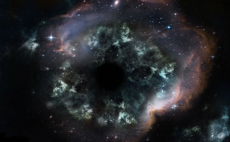 ¿Cómo se ve un agujero negro? |: bayas de cerebro