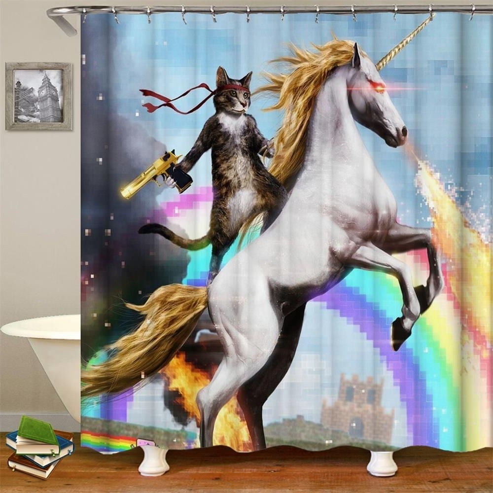28 cortinas de ducha geek y divertidas para adultos # 10 | Bayas cerebrales