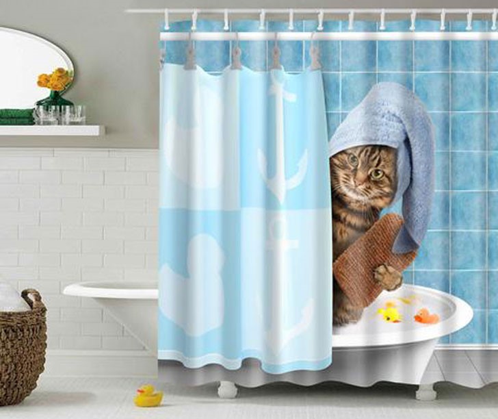 28 Cortinas de ducha geek y divertidas para adultos # 13 | Bayas cerebrales