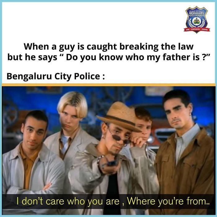 La policía de la ciudad de Bengaluru usa memes para atraer nuevos seguidores. # 7 | Bayas cerebrales