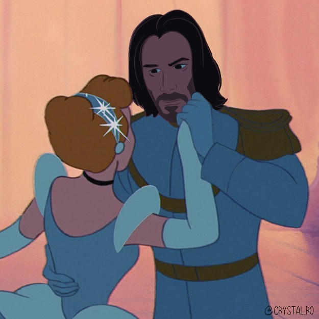 Keanu Reeves como Príncipe Azul | Cerebro